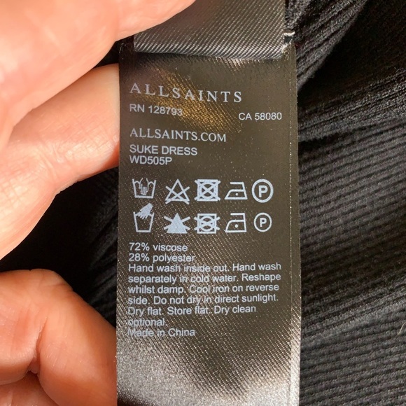 All Saints Suke Asymmetrical Sweater Dress - Picture 5 of 5